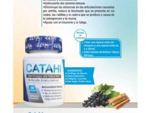 CATAHI CARTILAGO DE TIBURON + ÁCIDO HIALURONICO