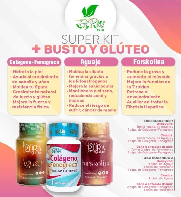 SUPER KIT, + BUSTO Y GLÚTEO